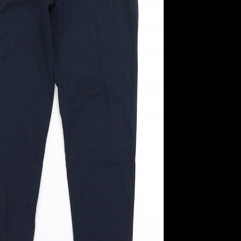Boohoo Womens Blue   Capri Leggings Size 10 L25 in