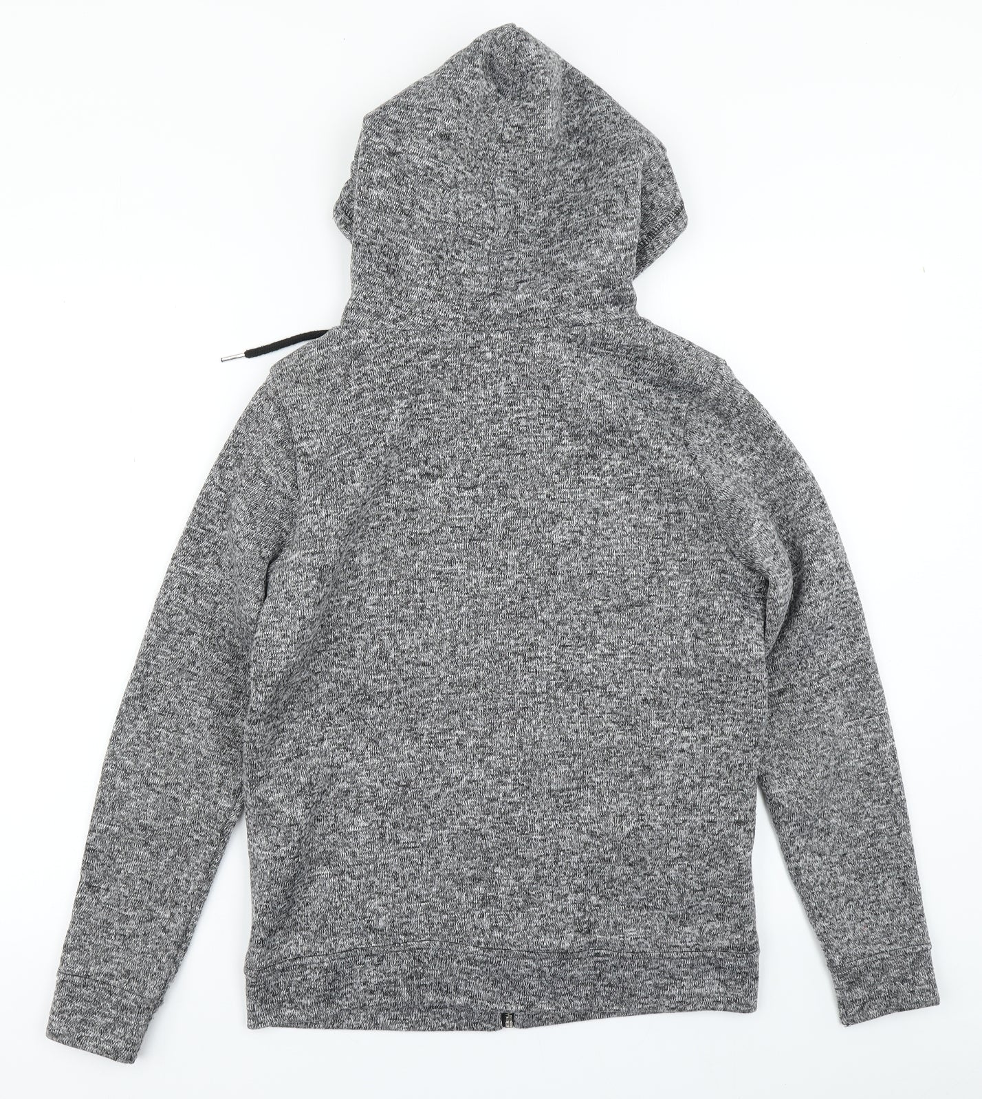 Primark Womens Grey   Full Zip Hoodie Size M  - Fleece Lined