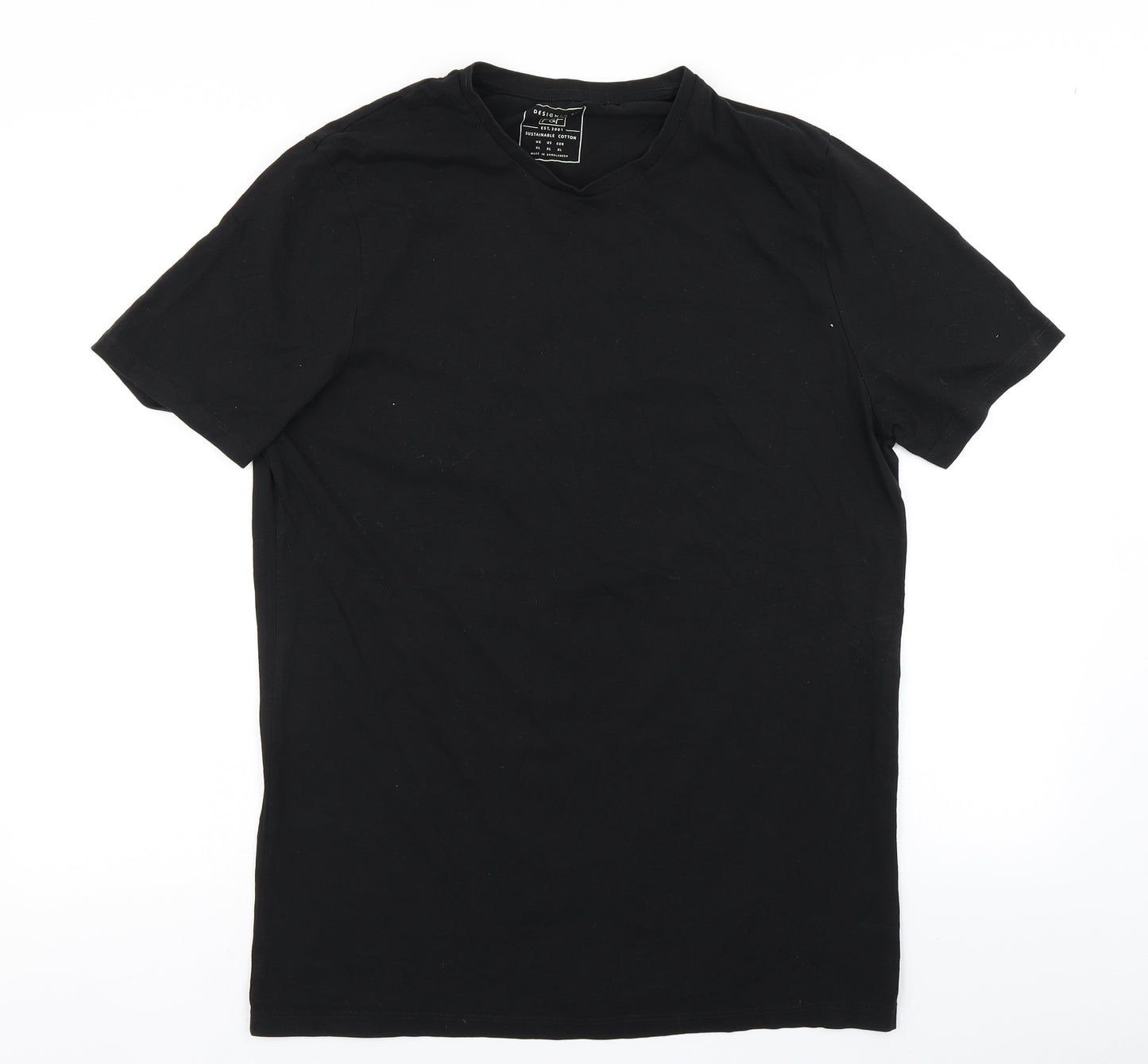 F&F Mens Black    T-Shirt Size XL