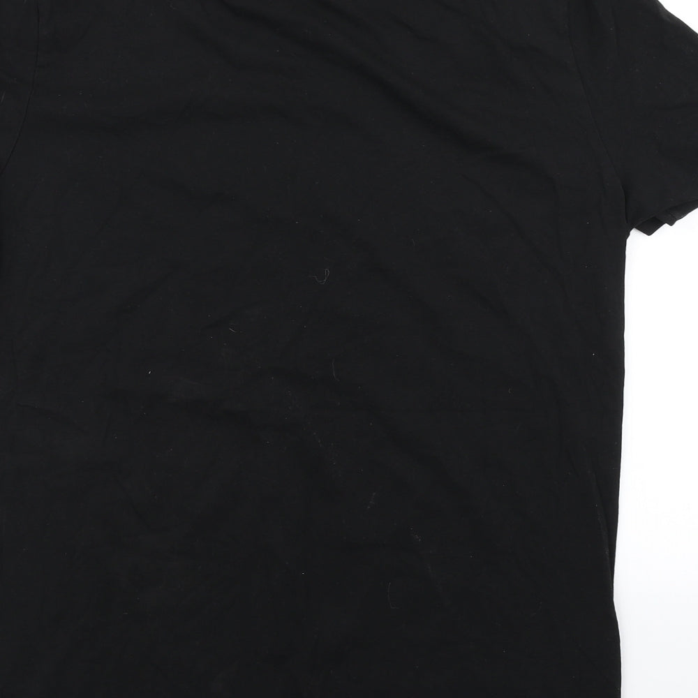 F&F Mens Black    T-Shirt Size XL