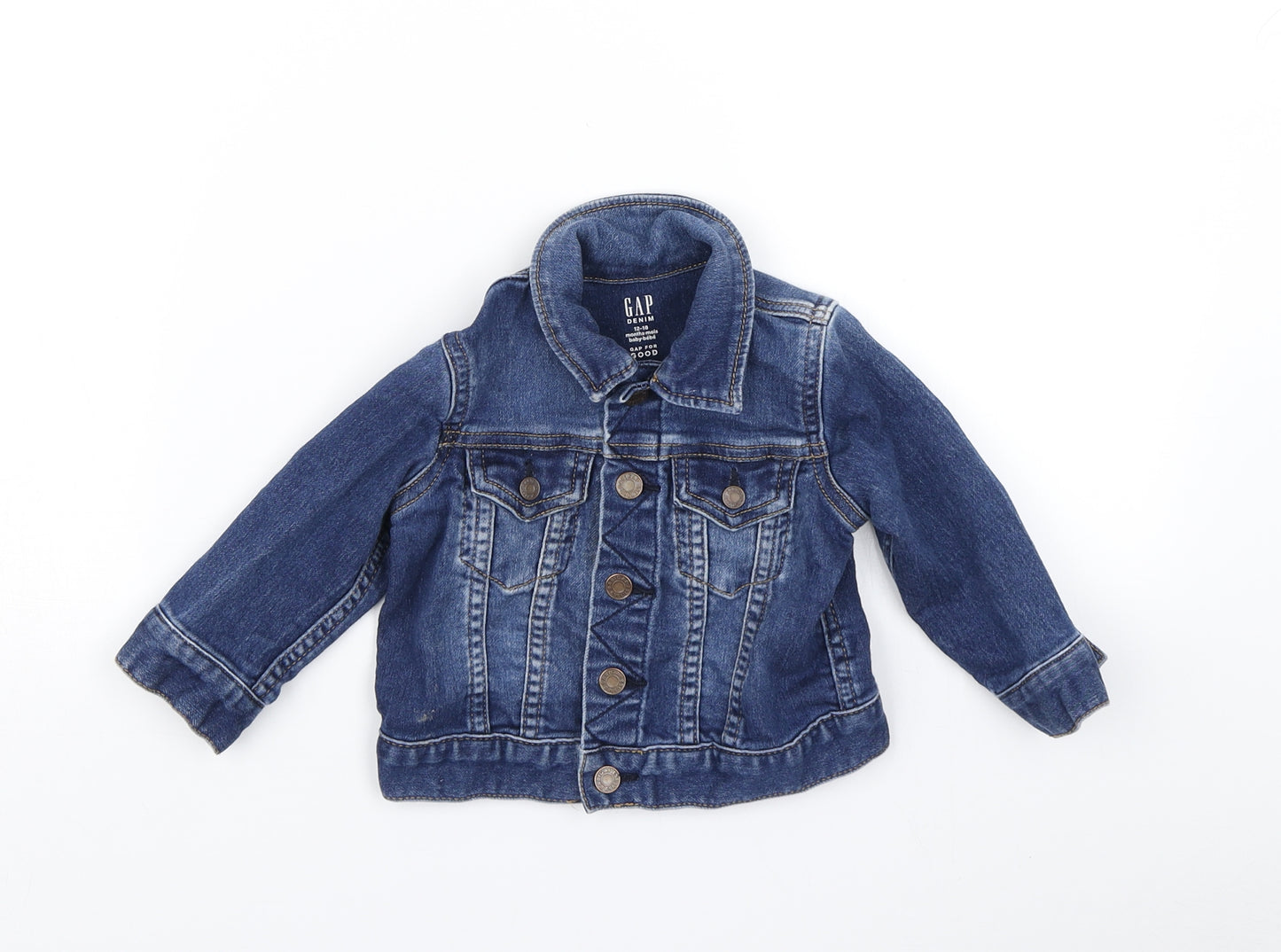 Baby Gap Girls Blue  Denim Jacket  Size 12-18 Months