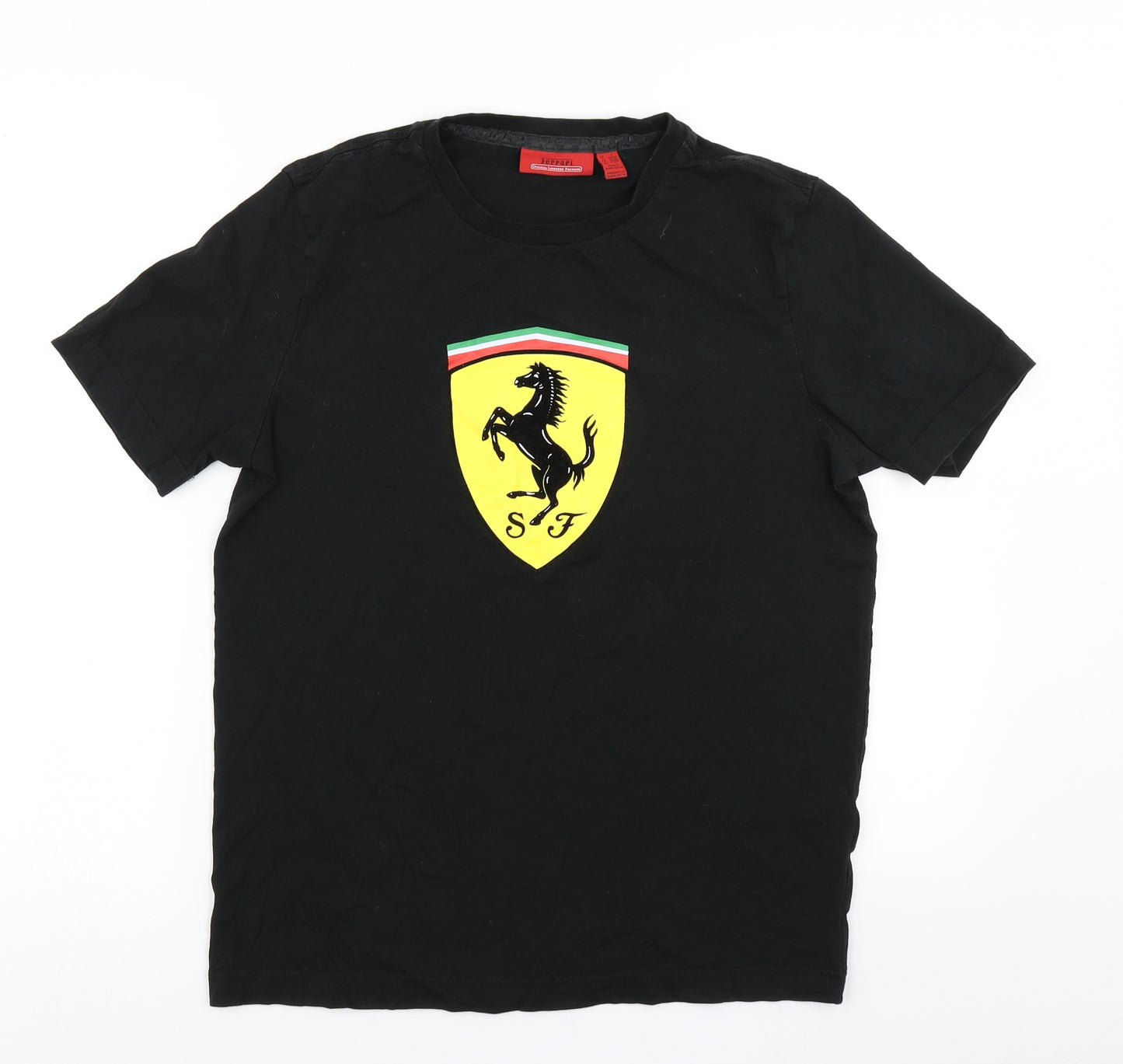 Ferrari Mens Black    T-Shirt Size S