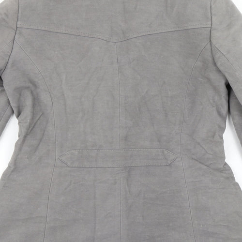 Per Una Womens Grey   Overcoat Coat Size 10