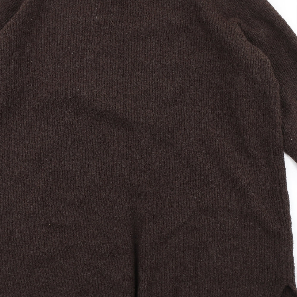 Viyella Womens Brown  Knit Cardigan Jumper Size M