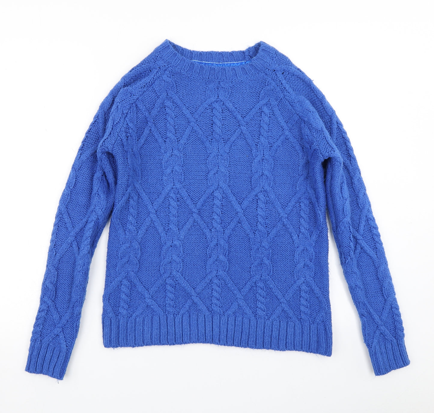 Falmer Heritage Womens Blue  Knit Pullover Jumper Size S