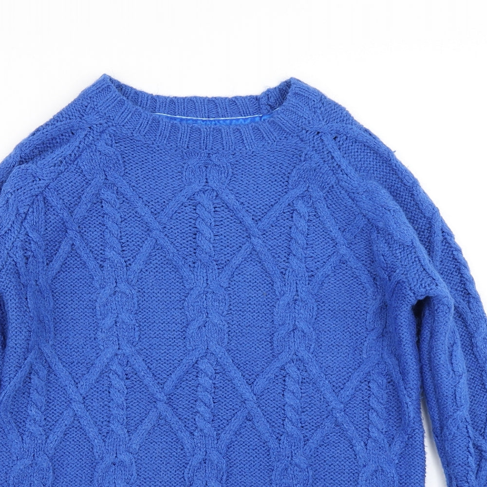 Falmer Heritage Womens Blue  Knit Pullover Jumper Size S