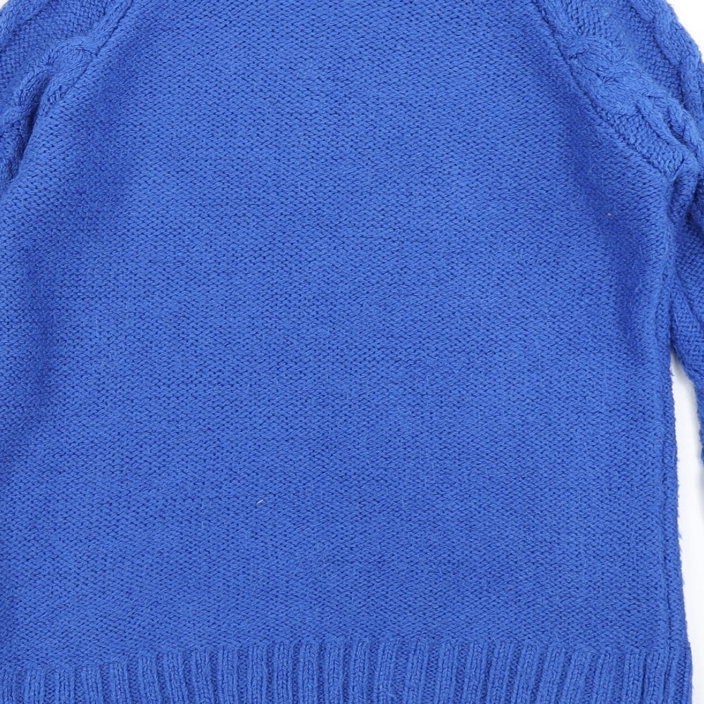 Falmer Heritage Womens Blue  Knit Pullover Jumper Size S