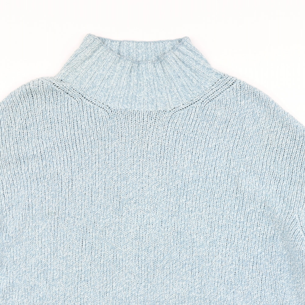 M&S Womens Blue  Knit Pullover Jumper Size L