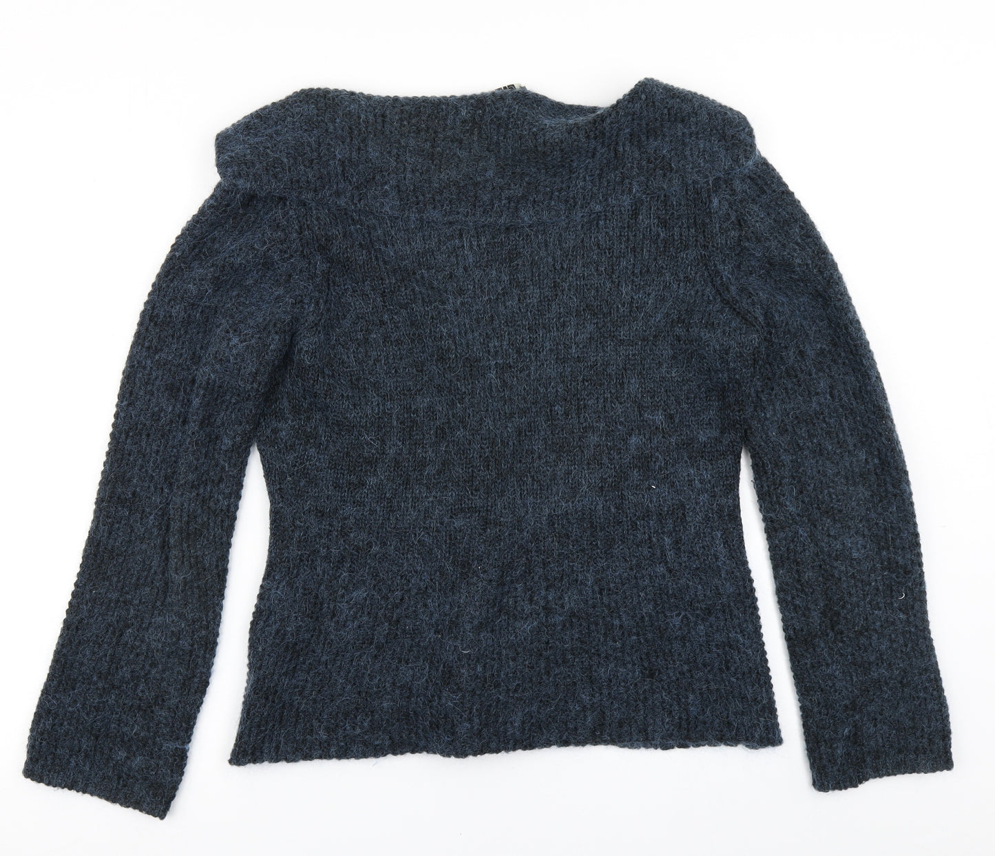 Per Una Womens Blue  Knit Cardigan Jumper Size M