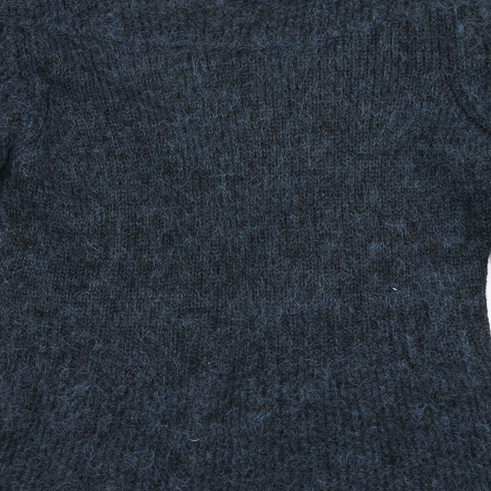 Per Una Womens Blue  Knit Cardigan Jumper Size M