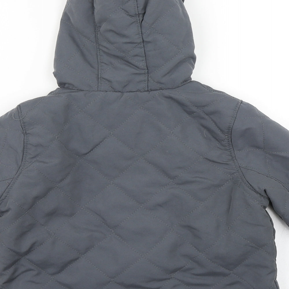 London Fog Boys Grey   Parka Coat Size 18 Months