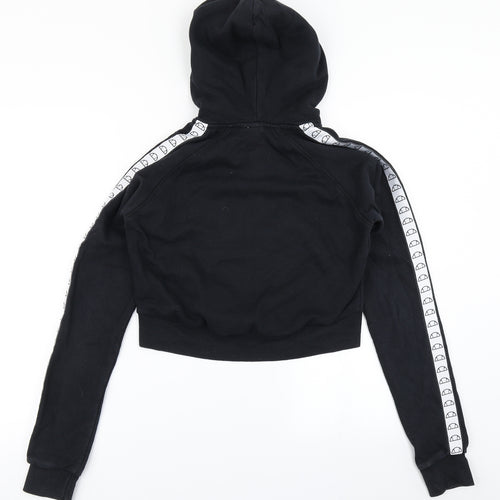 ellesse Womens Black   Full Zip Hoodie Size 10  - Cropped