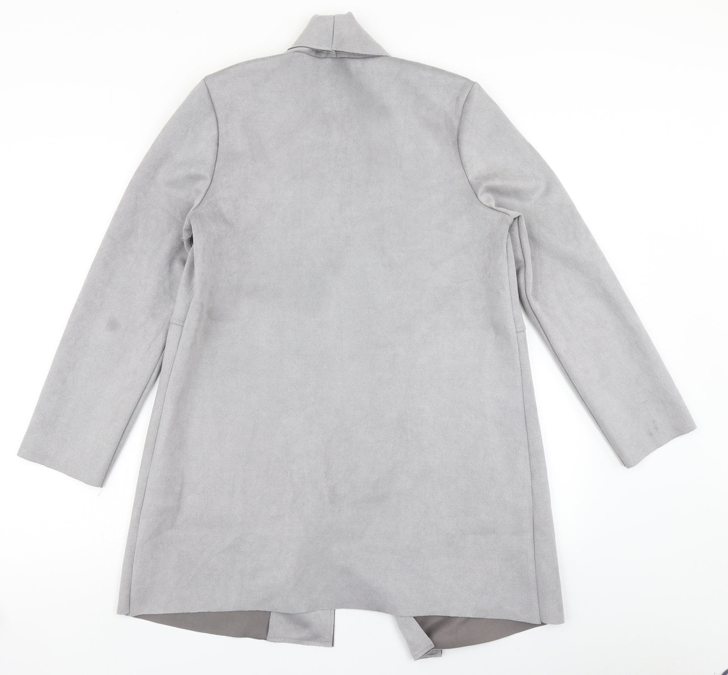 New Look Womens Grey   Overcoat Coat Size 10