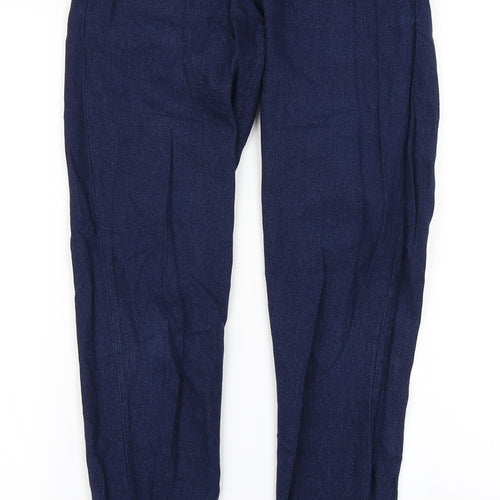 Cropp Womens Blue   Cargo Trousers Size 4 L28 in