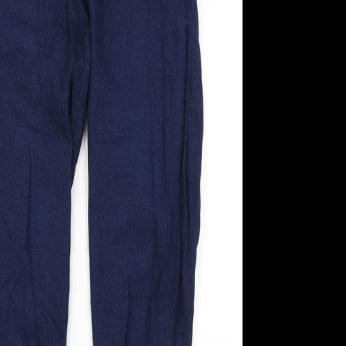 Cropp Womens Blue   Cargo Trousers Size 4 L28 in