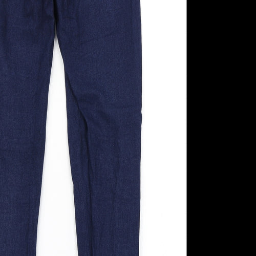 Cropp Womens Blue   Cargo Trousers Size 4 L28 in