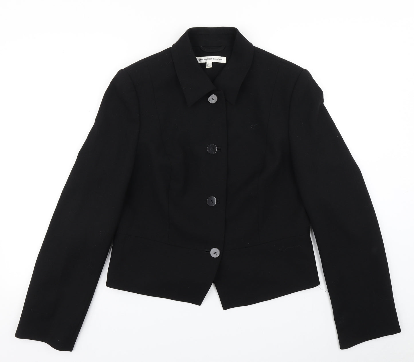 Fenn Wright Manson Womens Black   Jacket Blazer Size 16