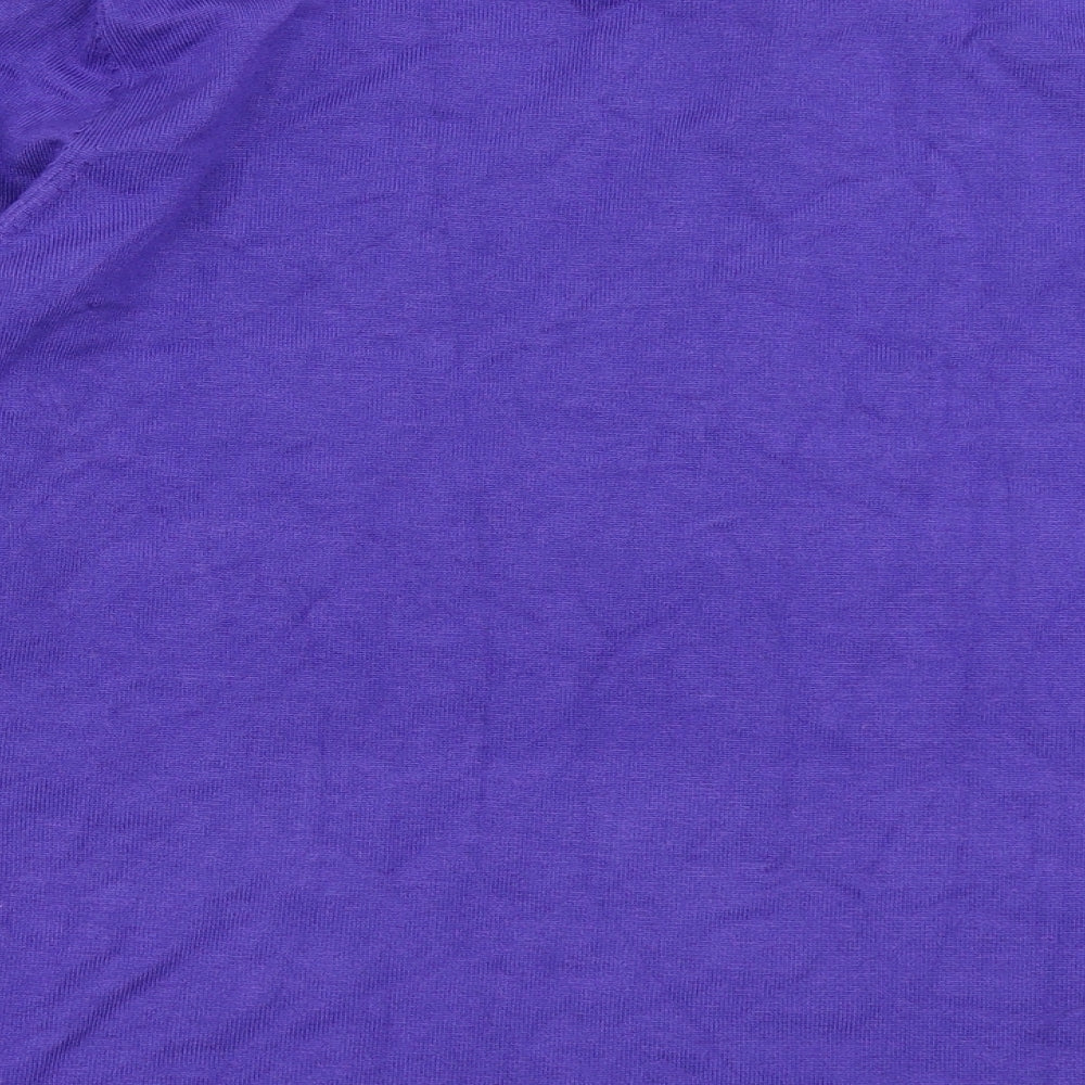 M&Co Womens Purple  Knit Cardigan Jumper Size 20
