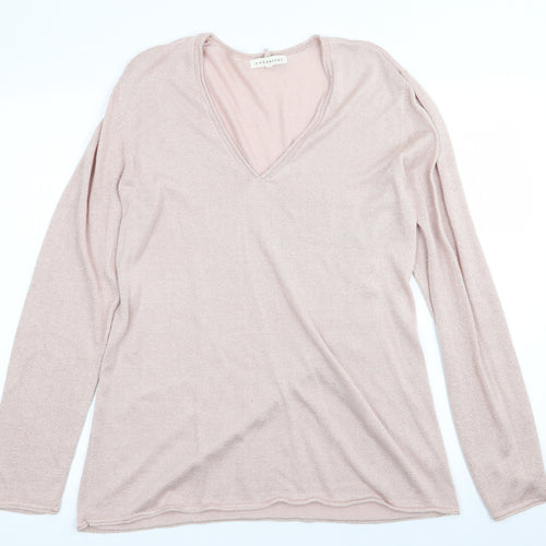 retrology Womens Pink   Pullover Jumper Size L
