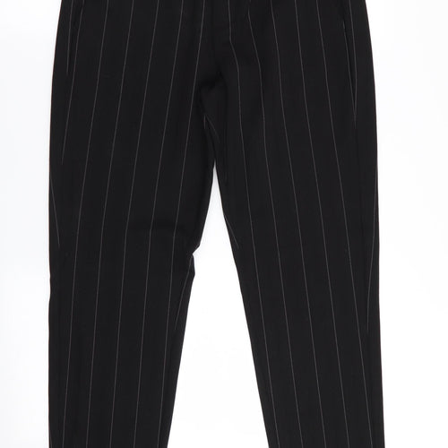 liverpool Womens Black Striped  Trousers  Size 8 L28 in