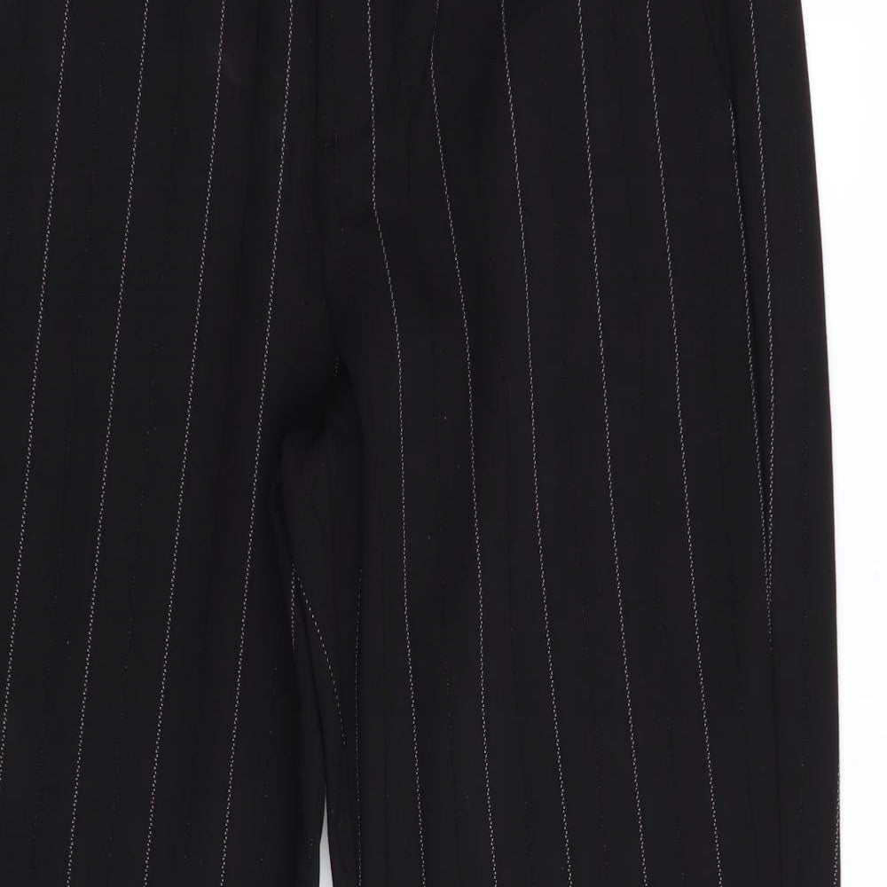 liverpool Womens Black Striped  Trousers  Size 8 L28 in