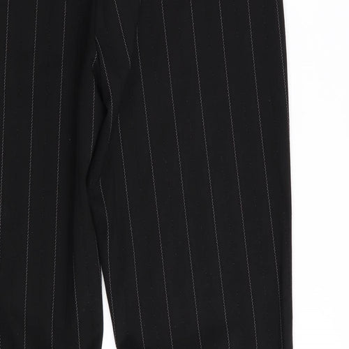 liverpool Womens Black Striped  Trousers  Size 8 L28 in