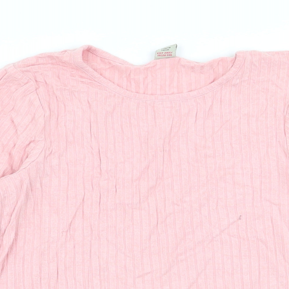 TU Girls Pink   Basic T-Shirt Size 12 Years