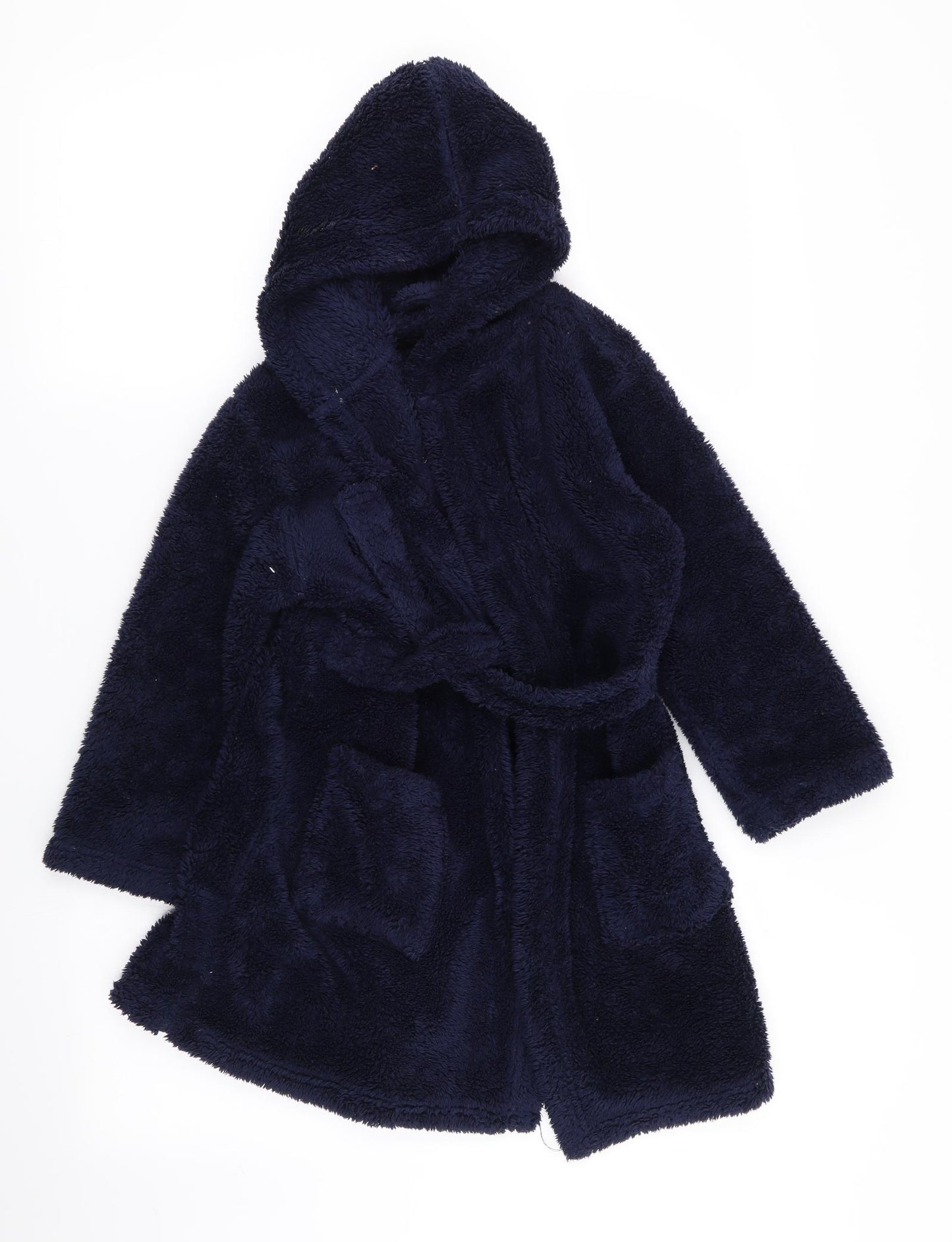 Asda George Boys Blue Solid   Robe Size 5-6 Years