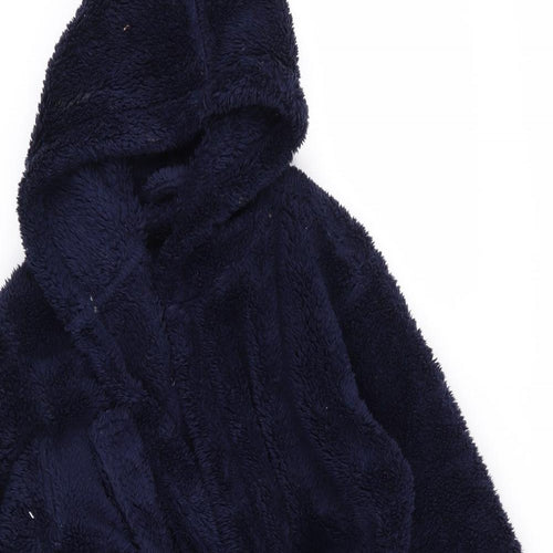 Asda George Boys Blue Solid   Robe Size 5-6 Years