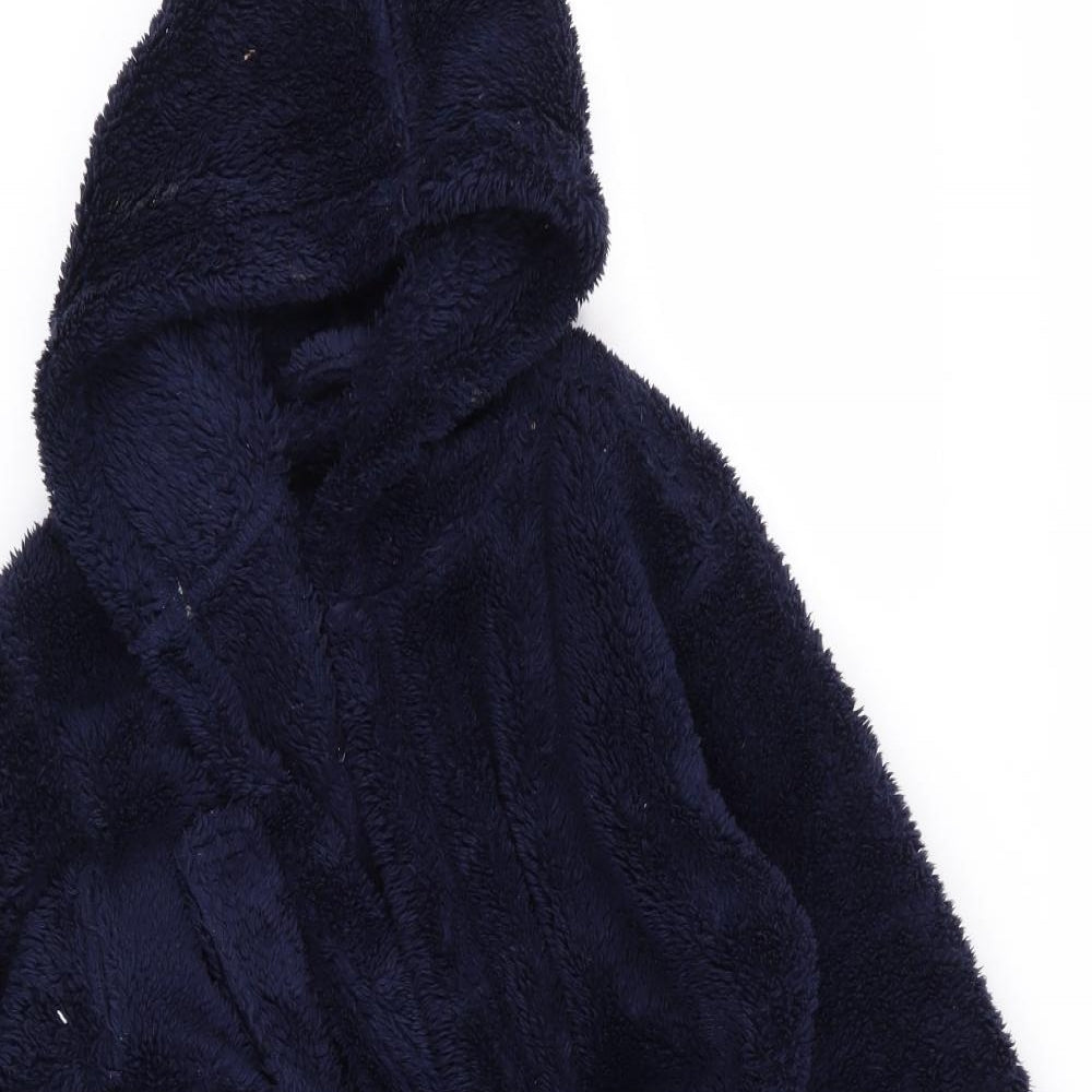 Asda George Boys Blue Solid   Robe Size 5-6 Years