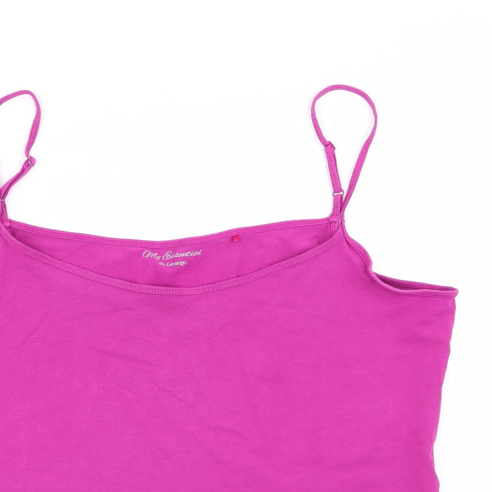 Asda George Womens Purple   Camisole Tank Size 18