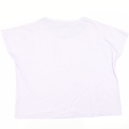 Matalan Womens Purple Solid  Top Pyjama Top Size 12