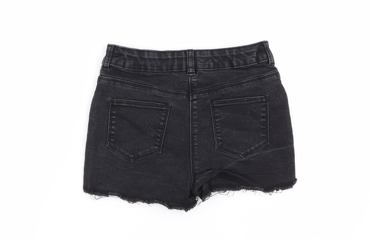 Asda George Girls Black   Hot Pants Shorts Size 8-9 Years - Sequins all over