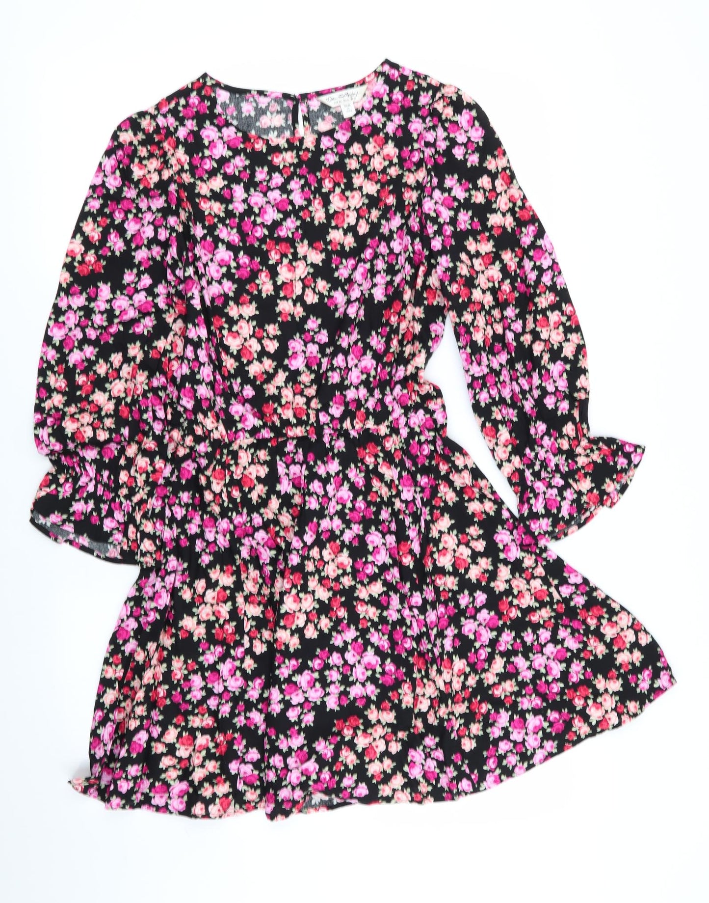 Miss Selfridge Womens Multicoloured Floral  Fit & Flare  Size 8