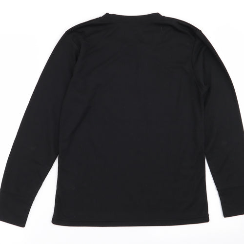 Board Angels Womens Black   Basic T-Shirt Size 12