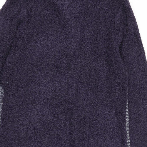 dizie Womens Purple Geometric  Cardigan Jumper Size L