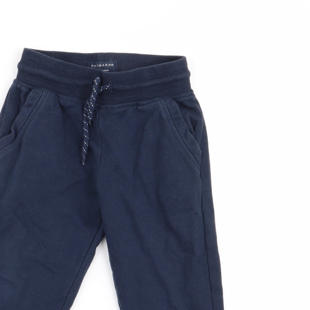 Primark Boys Blue   Jogger Trousers Size 3-4 Years