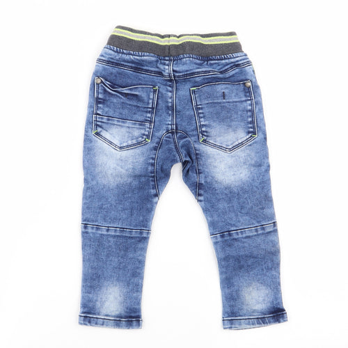NEXT Boys Blue   Cargo Jeans Size 12-18 Months