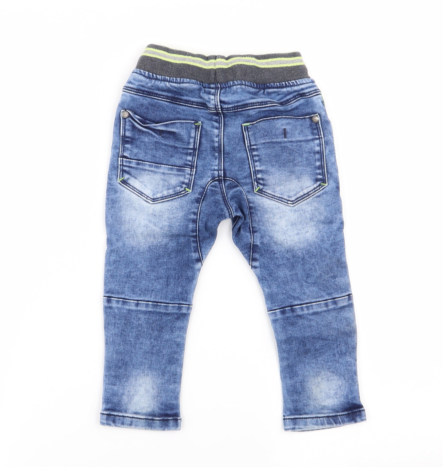 NEXT Boys Blue   Cargo Jeans Size 12-18 Months