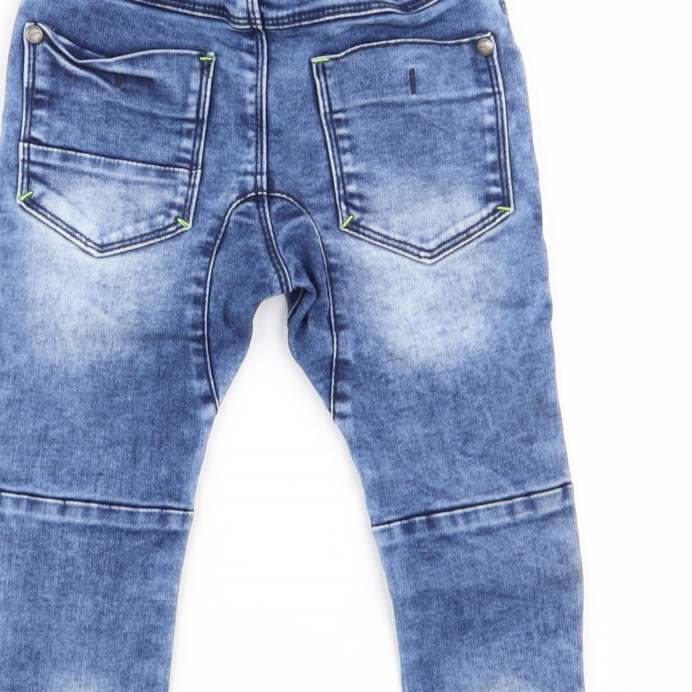 NEXT Boys Blue   Cargo Jeans Size 12-18 Months