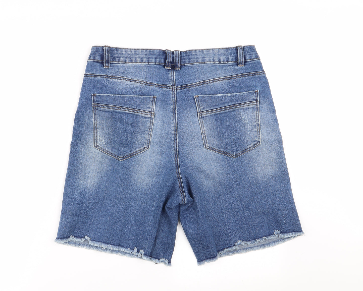 Asda George Womens Blue   Hot Pants Shorts Size 14 - denim shorts