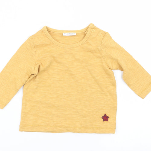 NEXT Girls Yellow   Basic T-Shirt Size 0-3 Months