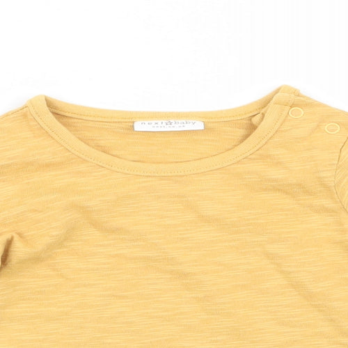 NEXT Girls Yellow   Basic T-Shirt Size 0-3 Months
