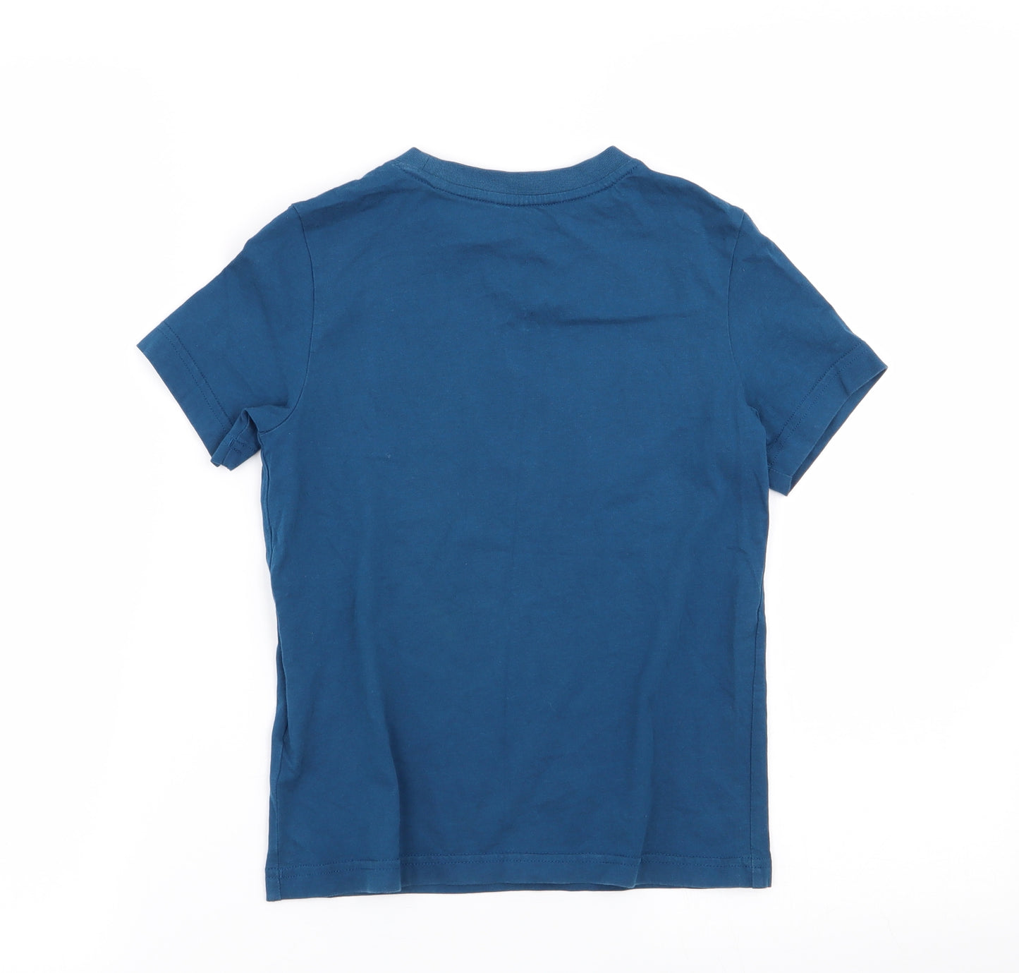 adodas Boys Blue   Basic T-Shirt Size 6-7 Years