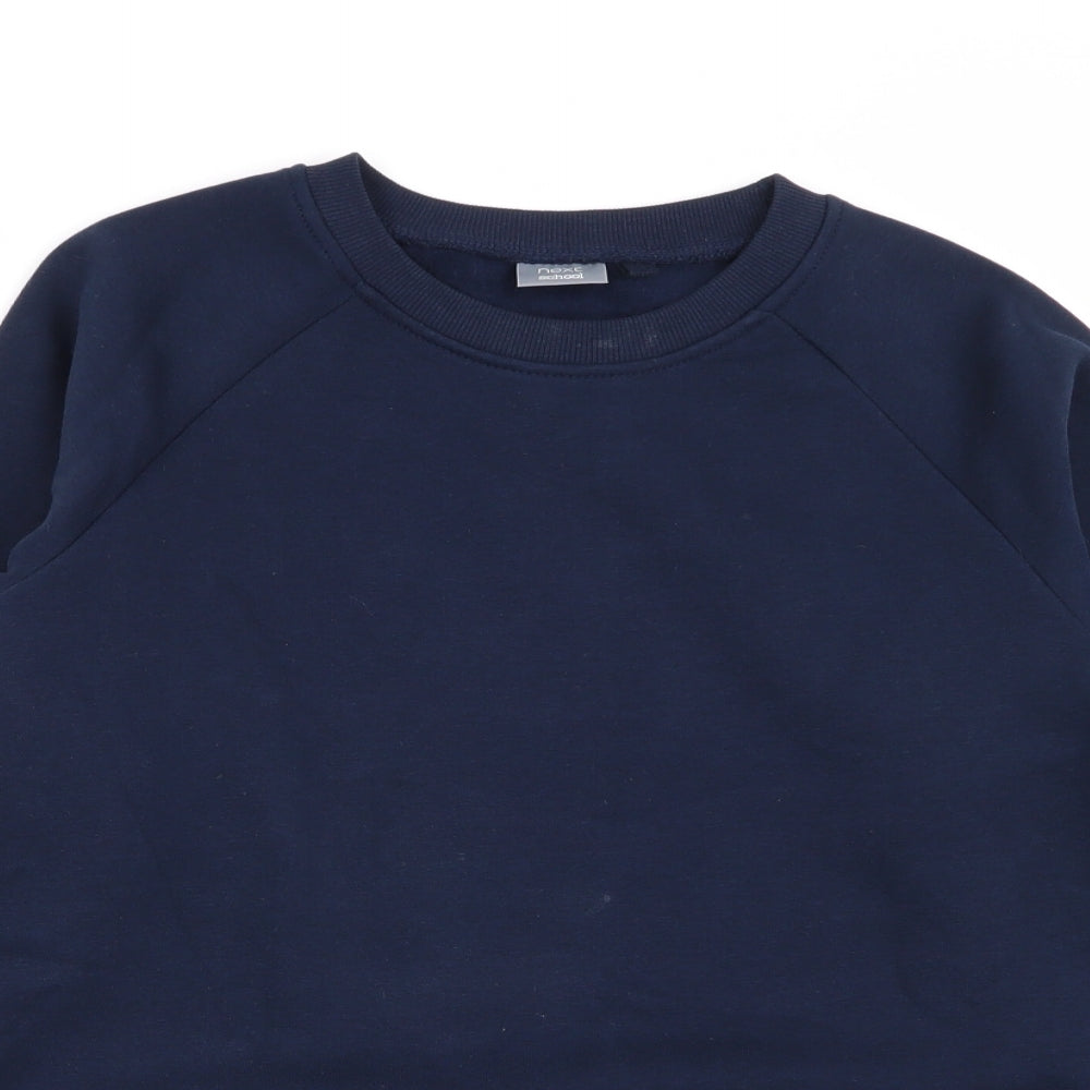 NEXT Boys Blue   Pullover Jumper Size 10 Years  - school jumper