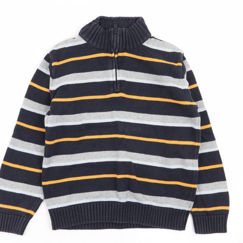 Gymboree Boys Multicoloured Striped  Pullover Jumper Size M