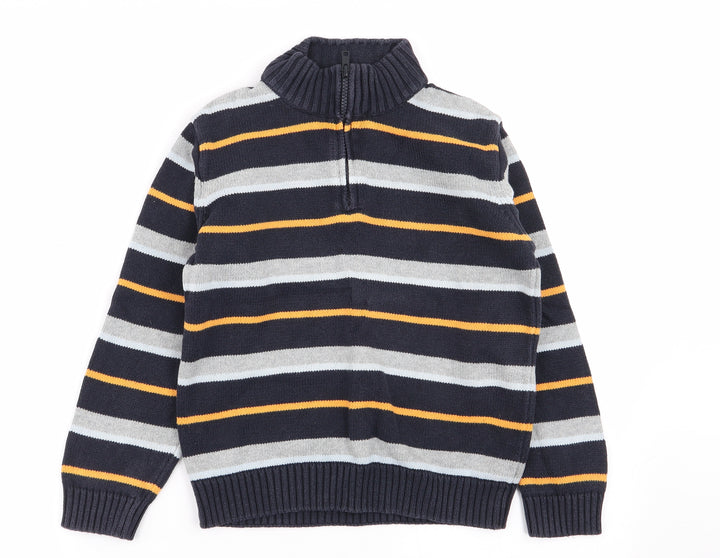 Gymboree Boys Multicoloured Striped Pullover Jumper Size M