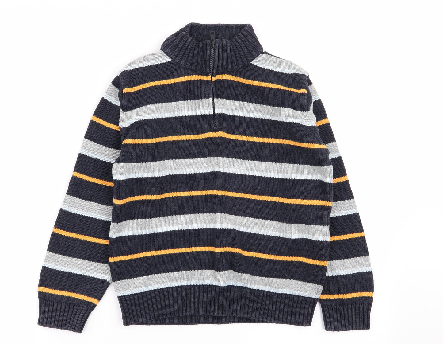 Gymboree Boys Multicoloured Striped  Pullover Jumper Size M