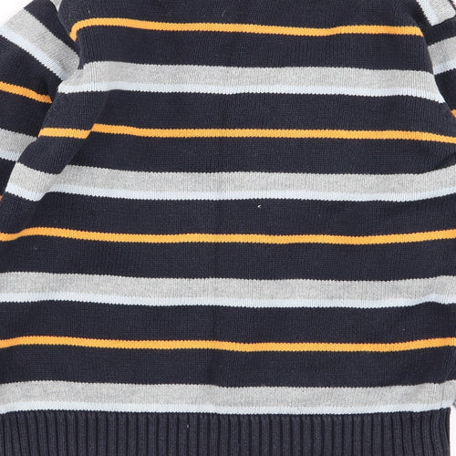 Gymboree Boys Multicoloured Striped  Pullover Jumper Size M