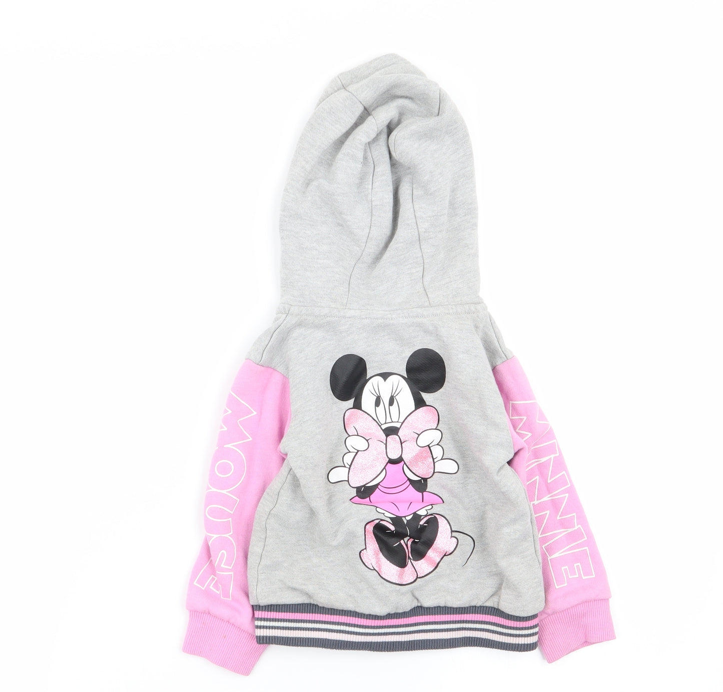 Disney Girls Grey   Full Zip Jumper Size 18-24 Months